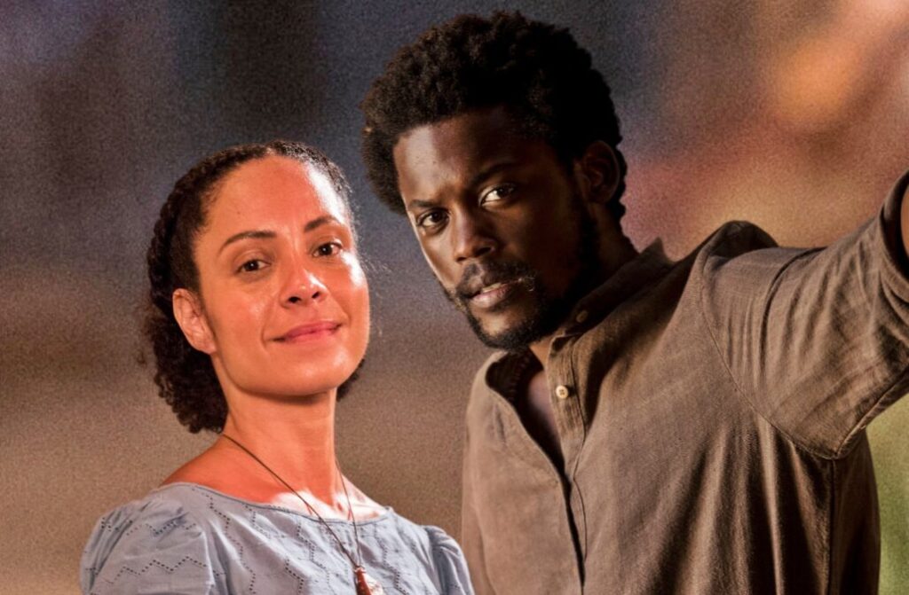 Guebo e Justina engatam romance em 'Nos Tempos do Imperador'