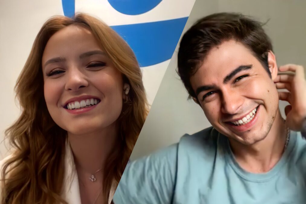 Em coletiva virtual, Larissa Manoela e Rafa Vitti apresentam ‘Além da Ilusão’