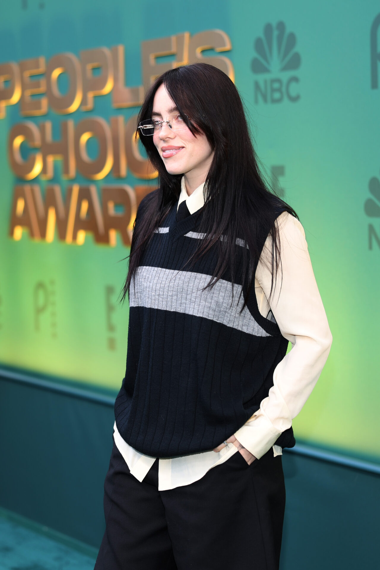 Billie Eilish no People’s Choice Awards 2024! Foto: Rich Polk/NBC