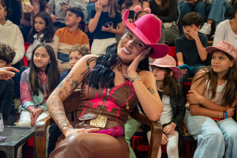 Ana Castela no ‘Altas Horas’.