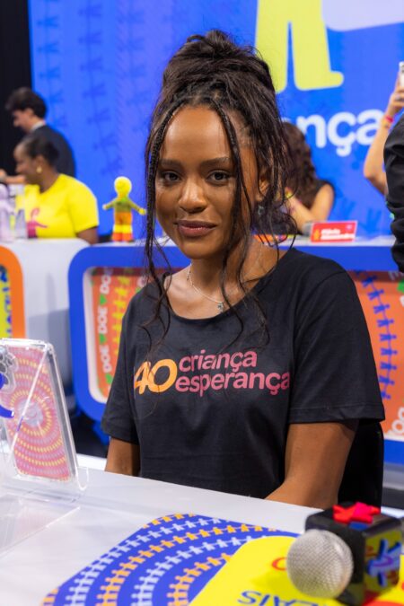 Duda Santos no Criança Esperança 2025. 