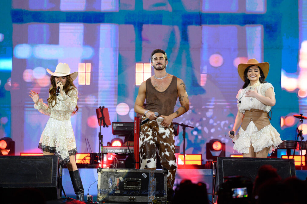 Filipe Bragança grava 'Coração Acelerado' em show de Maiara e Maraisa