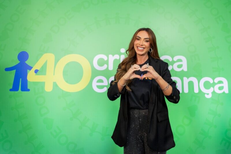 Nicole Bahls no Criança Esperança 2025. 