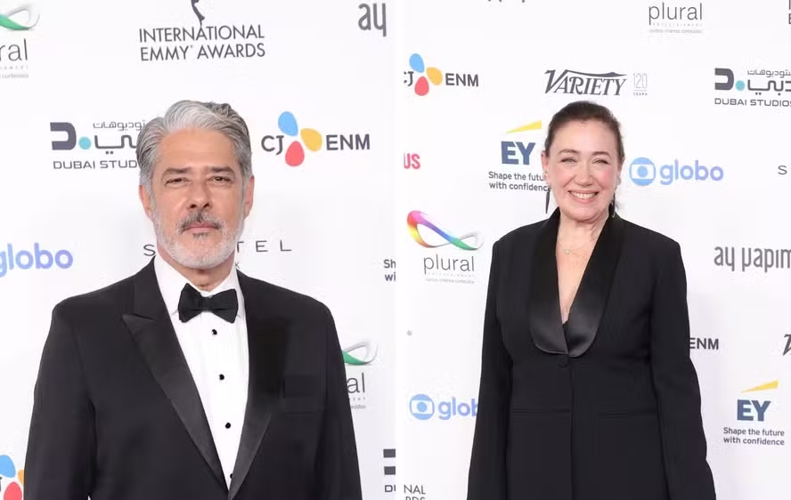 Bonner e Lilia Cabral marcam presença no Emmy Internacional!