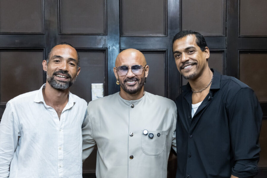 Sílvio Guindane, José Junior e Marcello Melo Jr.