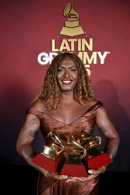Liniker no Grammy Latino.