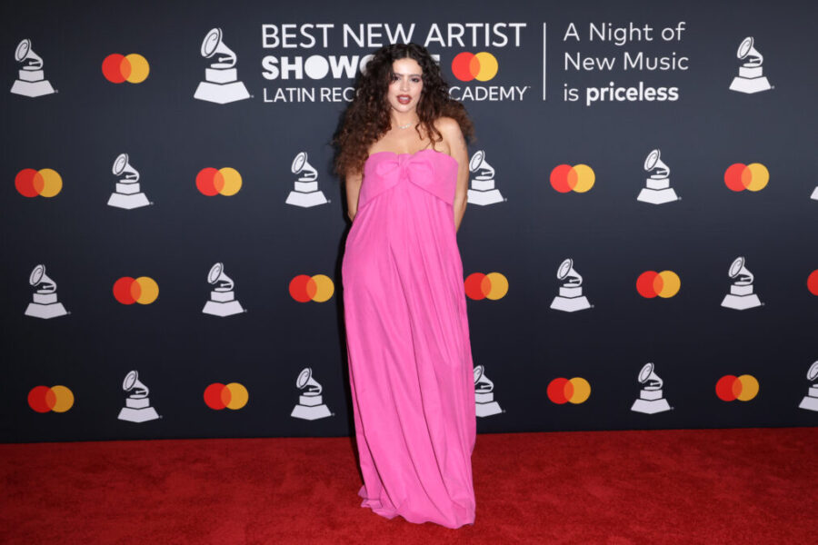 Natasha Falcão no Grammy Latino.