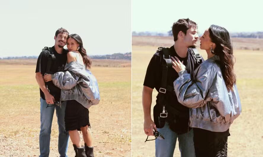 Nicolas Prattes nas alturas por 'Sua Maravilhosa'