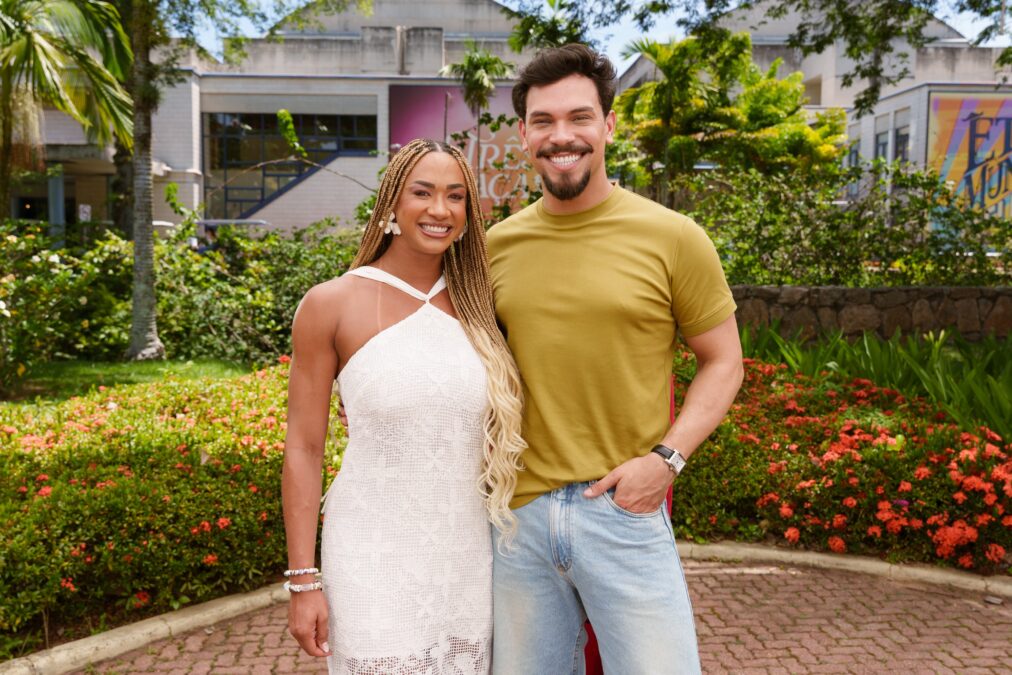 Aline Patriarca e Vinícius Nascimento no BBB 26.