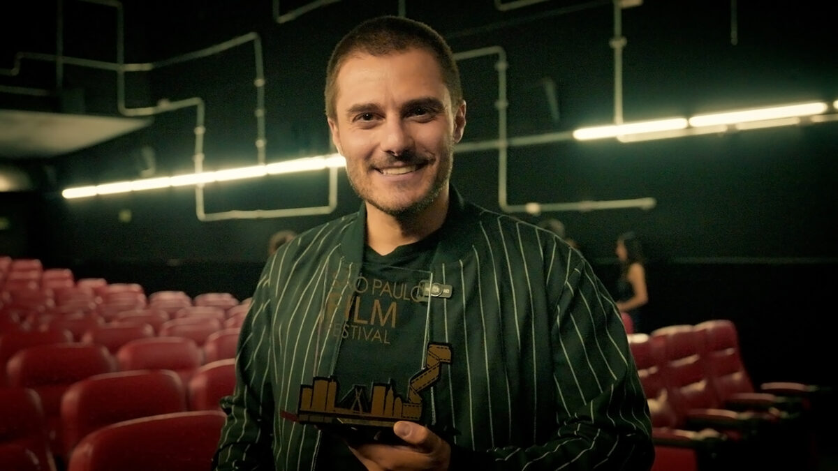 Hugo Bonèmer venceu o prêmio de Melhor Ator no São Paulo Film Festival