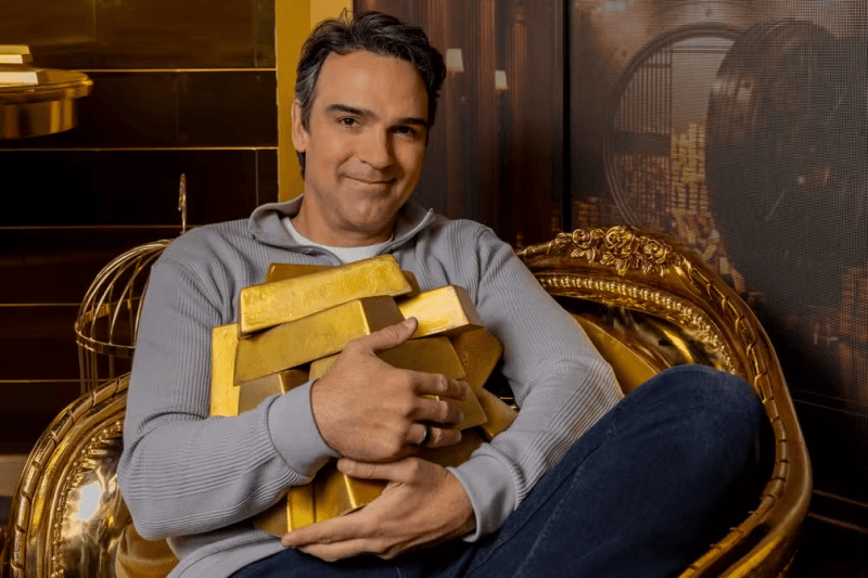 Tadeu Schmidt no “BBB 26” com a cara da riqueza
