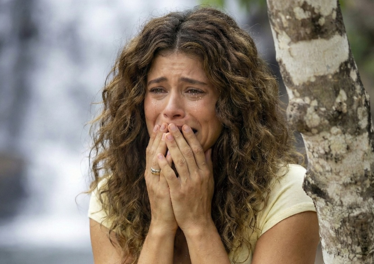 Agrado (Isadora Cruz) descobre que é filha de Jean Carlos (Ricardo Pereira)