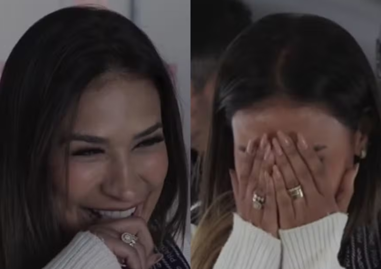 Simone Mendes fica emocionada ao ver a reforma do seu jatinho