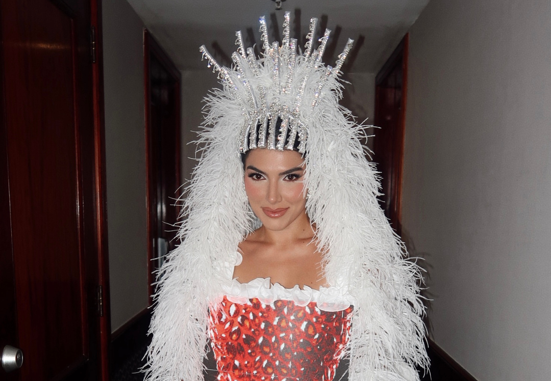 Baile da Vogue: Letícia Vaz usa vestido de LED e IA para honrar o samba