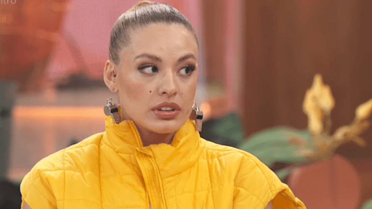 Bia do Brás revive barraco icônico e dispara no Encontro: "Língua de chicote"