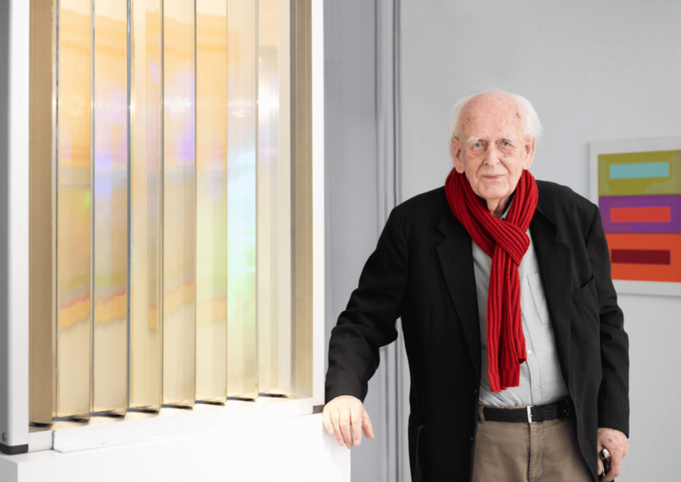 Dieter Jung na exposição Life of Colors / Vida das Cores, em Berlim