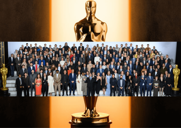 A famosa "foto de classe" com todos os indicados