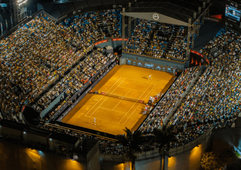 O Rio Open de Tênis é o maior torneio de tênis da América do Sul