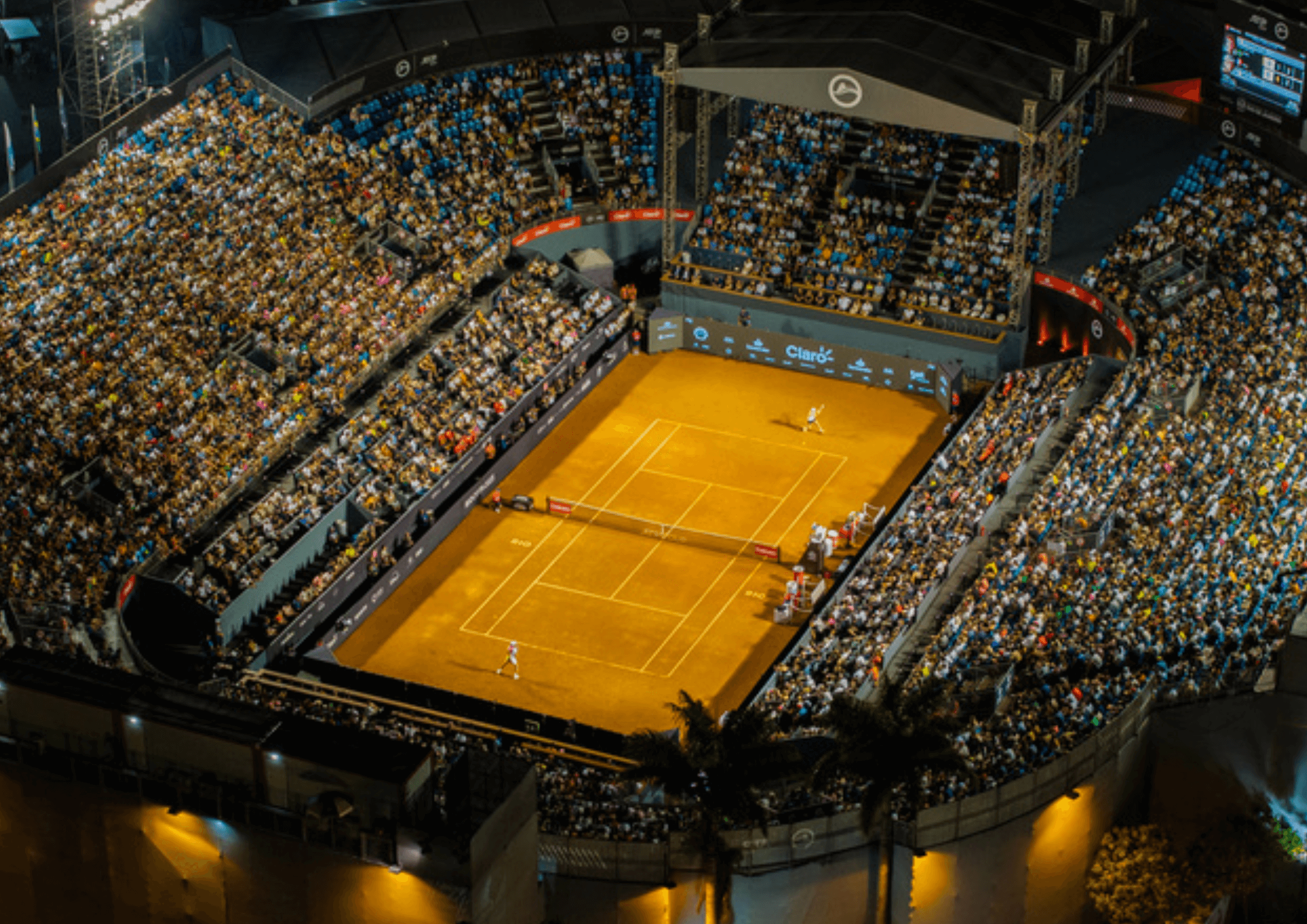 O Rio Open de Tênis é o maior torneio de tênis da América do Sul