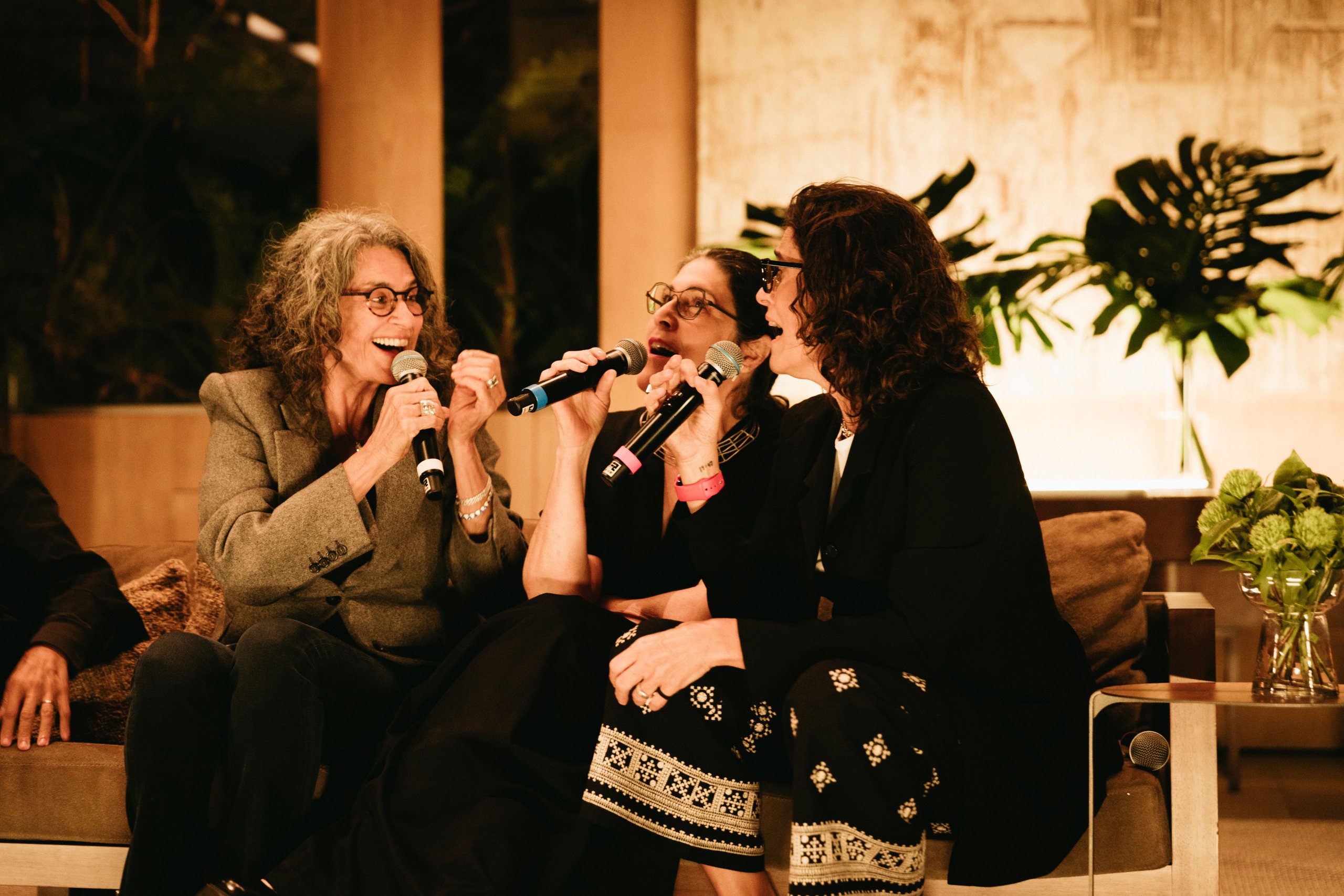 Simone, Mônica Salmaso e Zélia Duncan. 