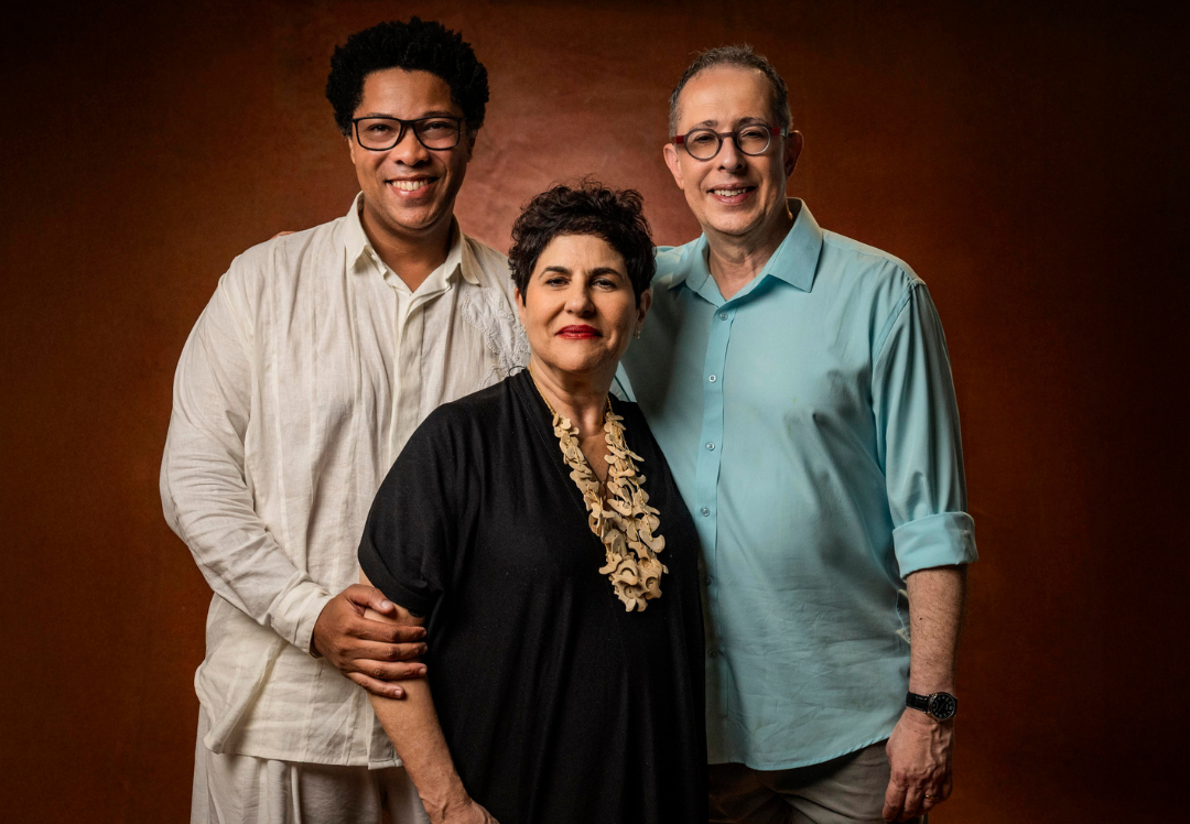 Os autores de A Nobreza do Amor! Duca Rachid, Júlio Fischer e Elísio Lopes Jr.