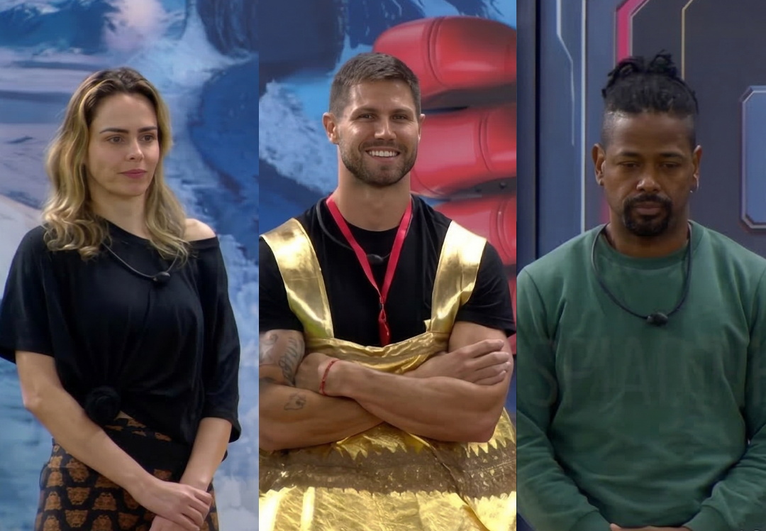 Ana Paula Renault, Jonas Sulzbach e Leandro Boneco estão no paredão do BBB 26!