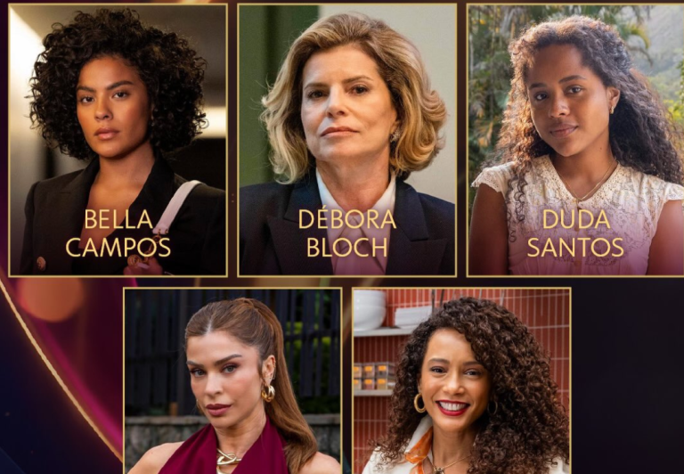 Bella Campos, Debora Bloch, Duda Santos, Grazi Massafera e Taís Araujo disputam o Melhores do Ano 2025 na categoria Atriz do Ano.