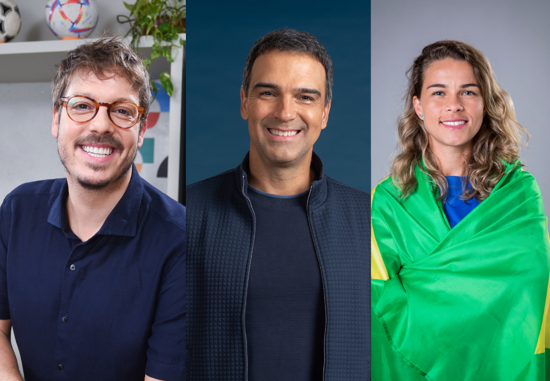 Central da Copa: Globo escala Tadeu Schmidt, Porchat e Tamires!