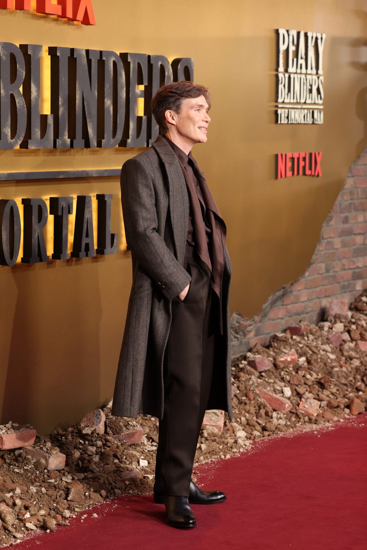 Cillian Murphy na Premiere de O Homem Imortal