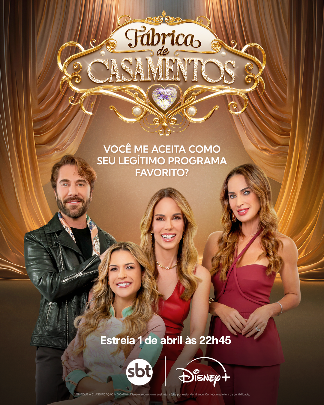 Fábrica de Casamentos estreia com Ana Furtado no SBT e Disney+