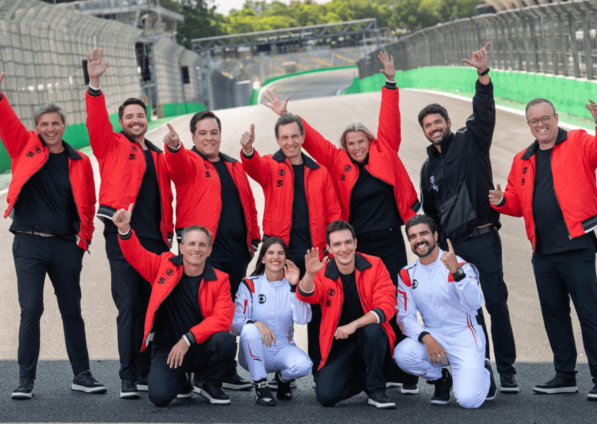 Equipe da TV Globo e do Sportv que vai cobrir a Fórmula 1 no retorno da categoria à Emissora