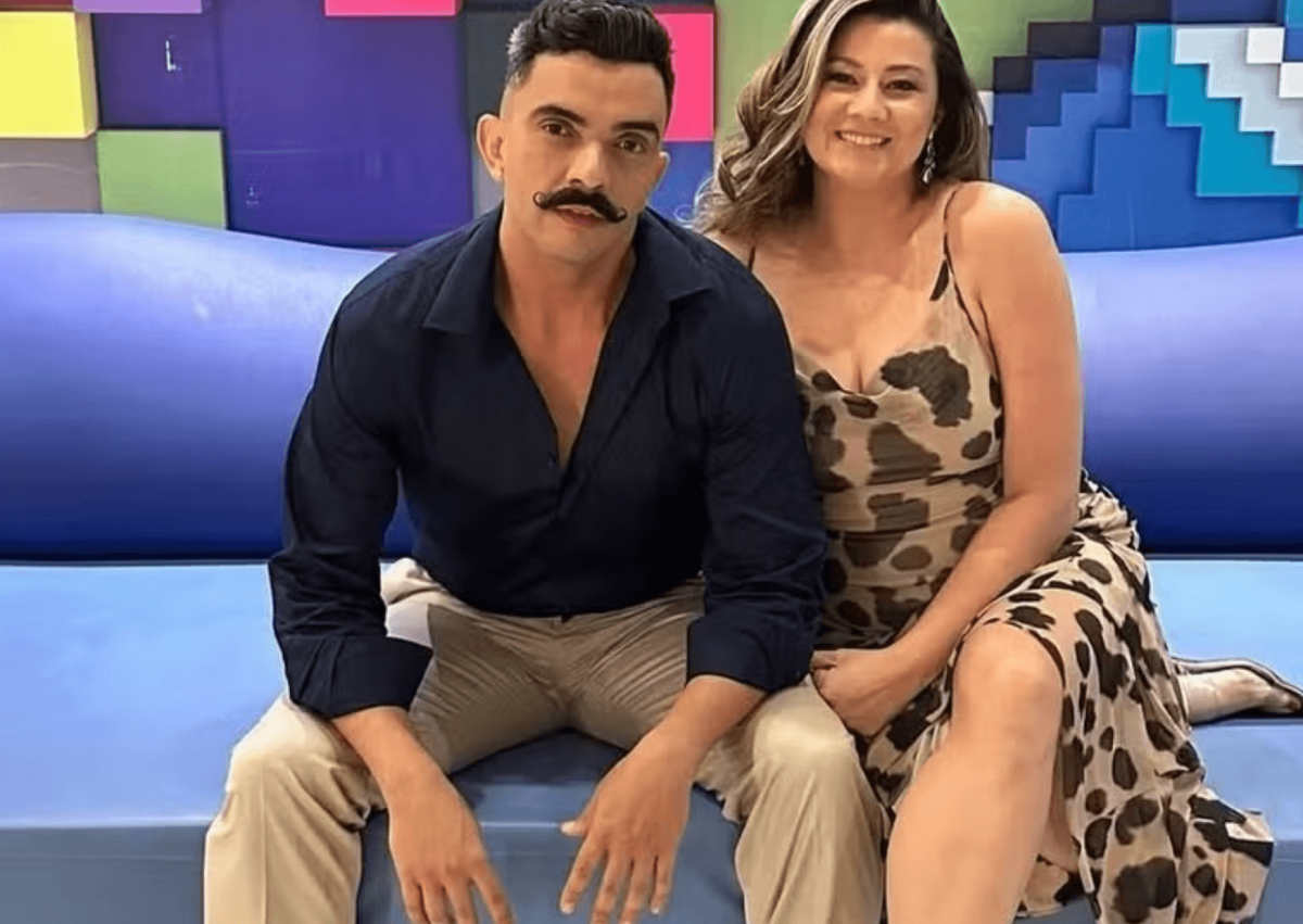 O influenciador Vagner Macedo e a esposa, Bella Mantovani