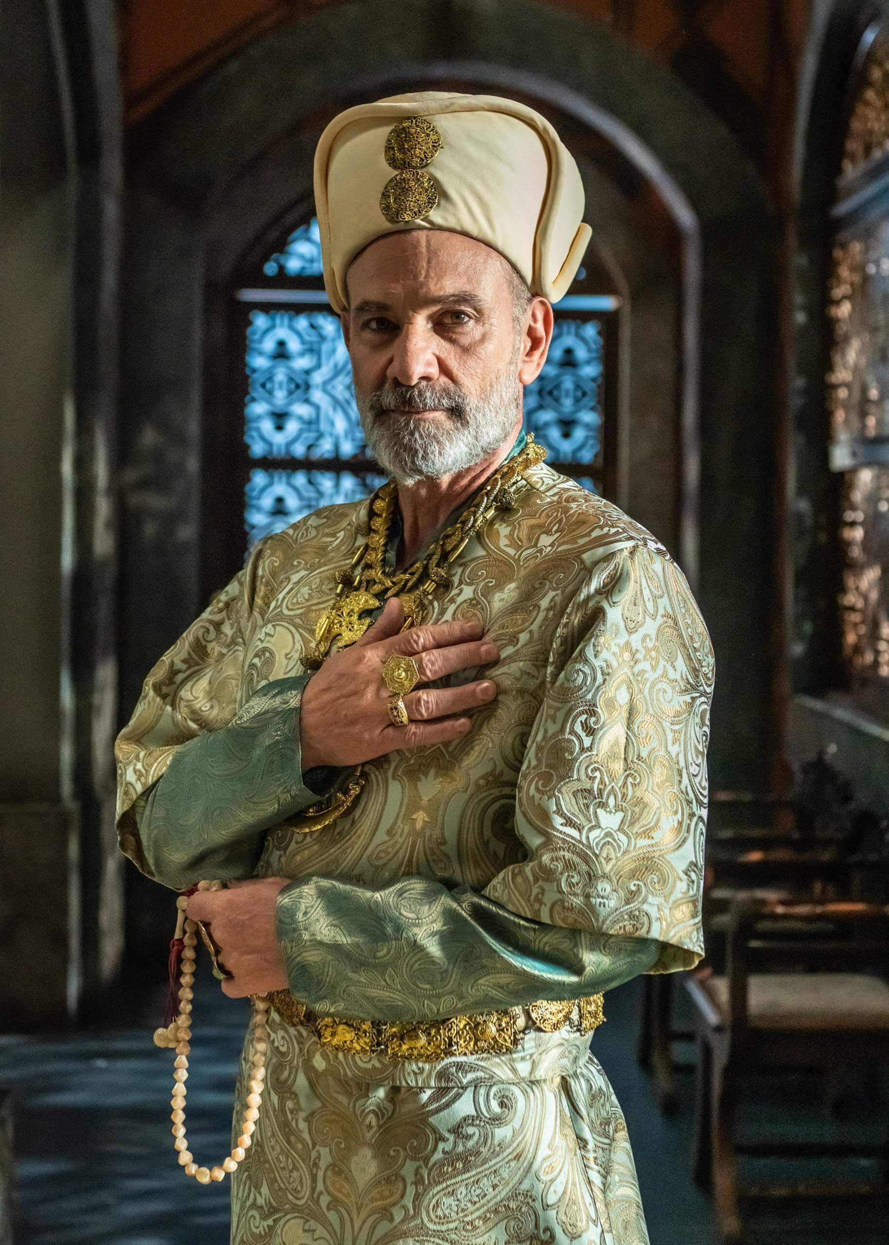 Paxá Soliman (Marco Ricca) em 'A Nobreza do Amor.'