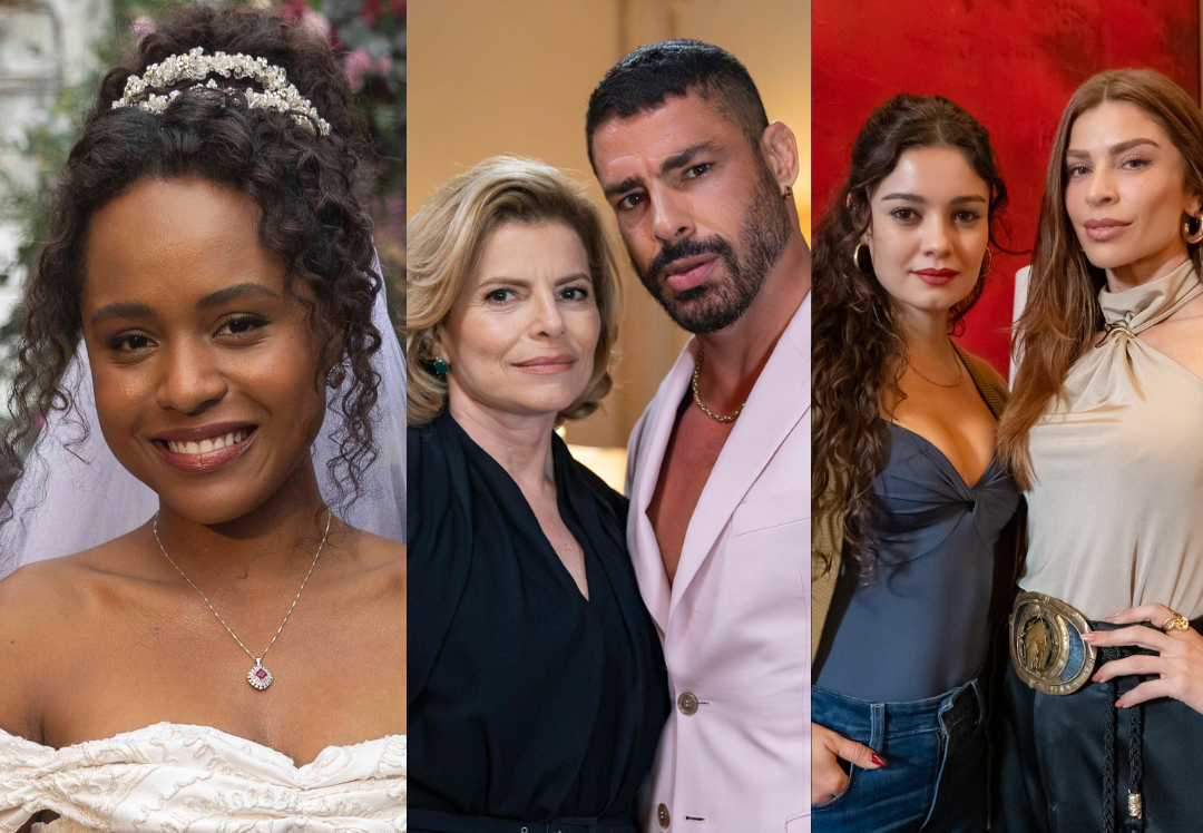 Indicados de Melhor Novela no Melhores do Ano 2025 da Globo: Garota do Momento, Vale Tudo e Três Graças!