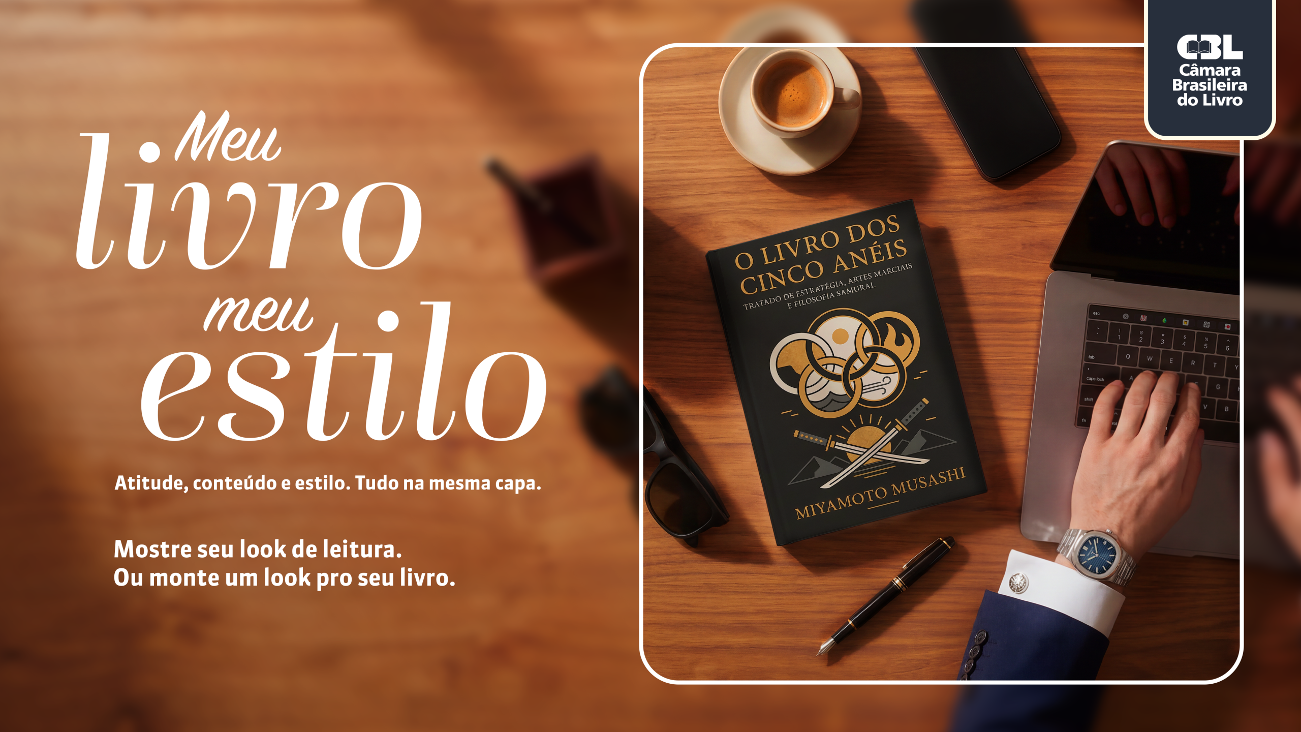 A Câmara Brasileira do Livro anuncia o lançamento da campanha nacional "Meu Livro, Meu Estilo"