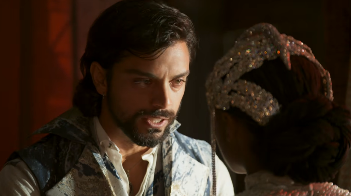 Omar (Rodrigo Simas) desafia Jendal (Lazaro Ramos) e salva Alika (Duda Santos) em A Nobreza do Amor! 