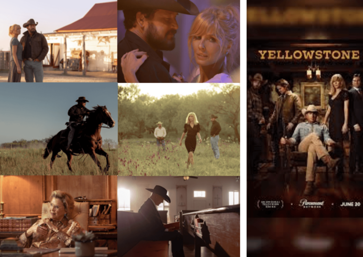 Beth Dutton (Kelly Reilly) e Rip Wheeler (Cole Hauser) enfrentam novos desafios em 'Rancho Dutton'