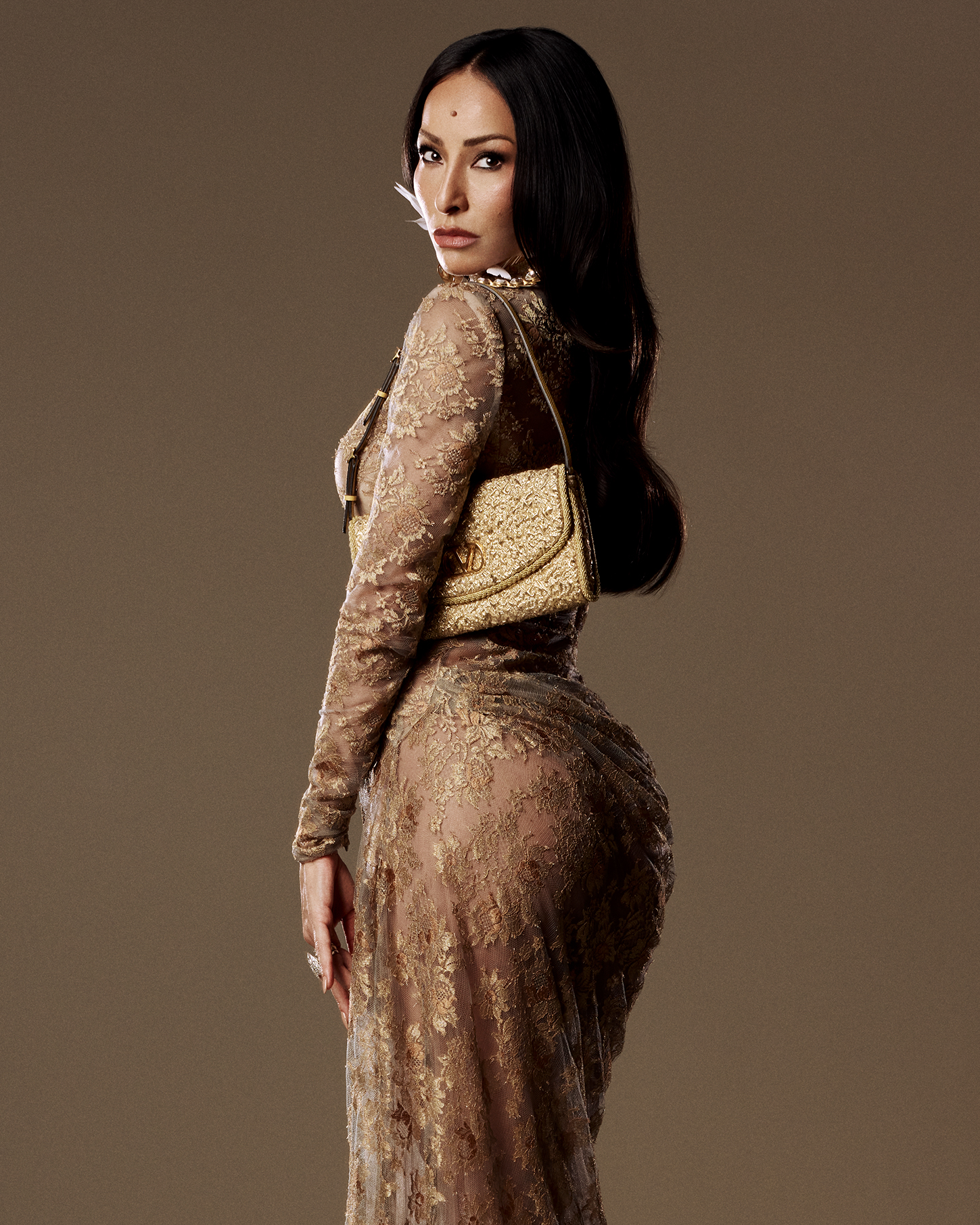 Sabrina Sato nos bastidores do Golden Globes Tribute Gala Brazil.