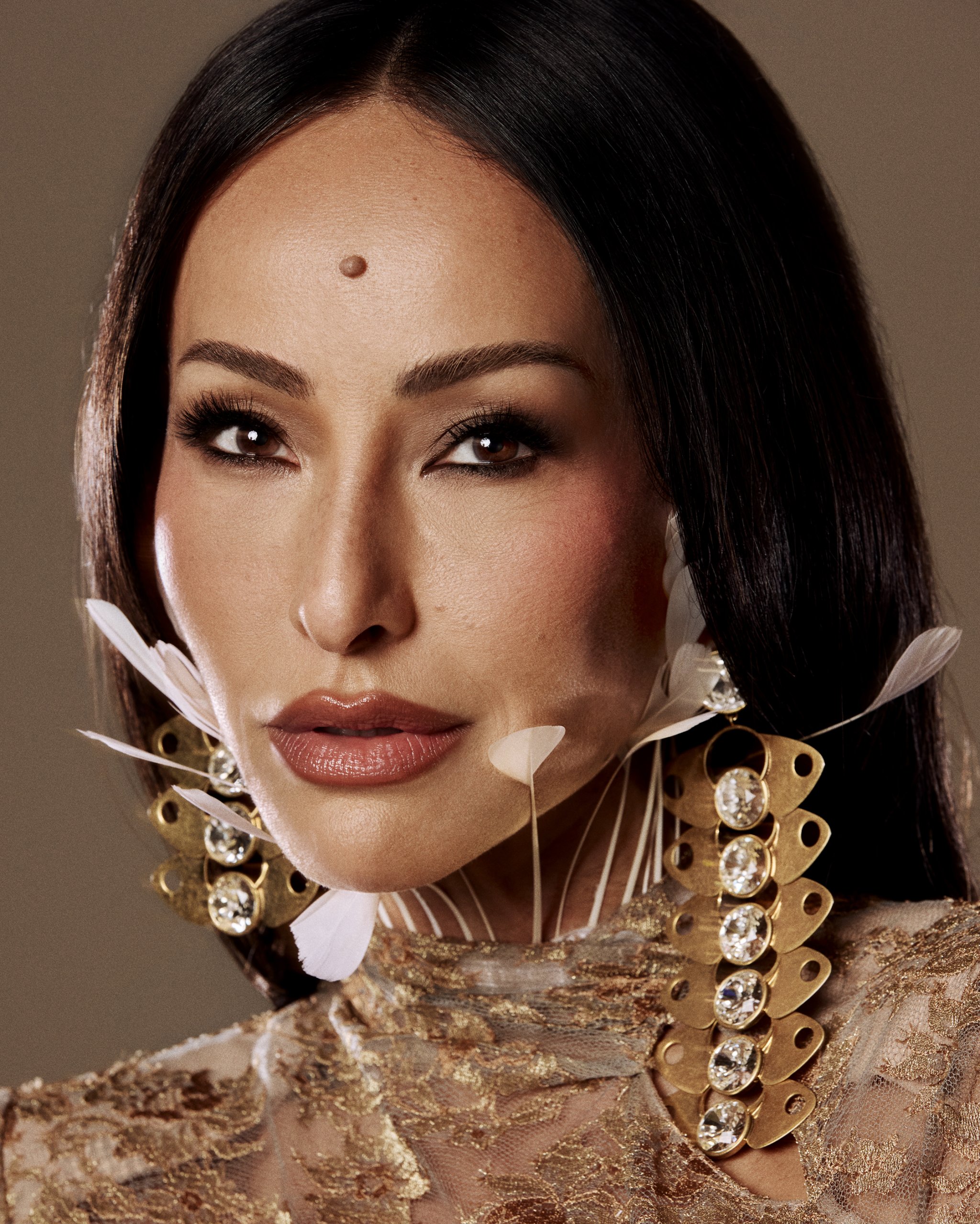 Sabrina Sato nos bastidores do Golden Globes Tribute Gala Brazil.