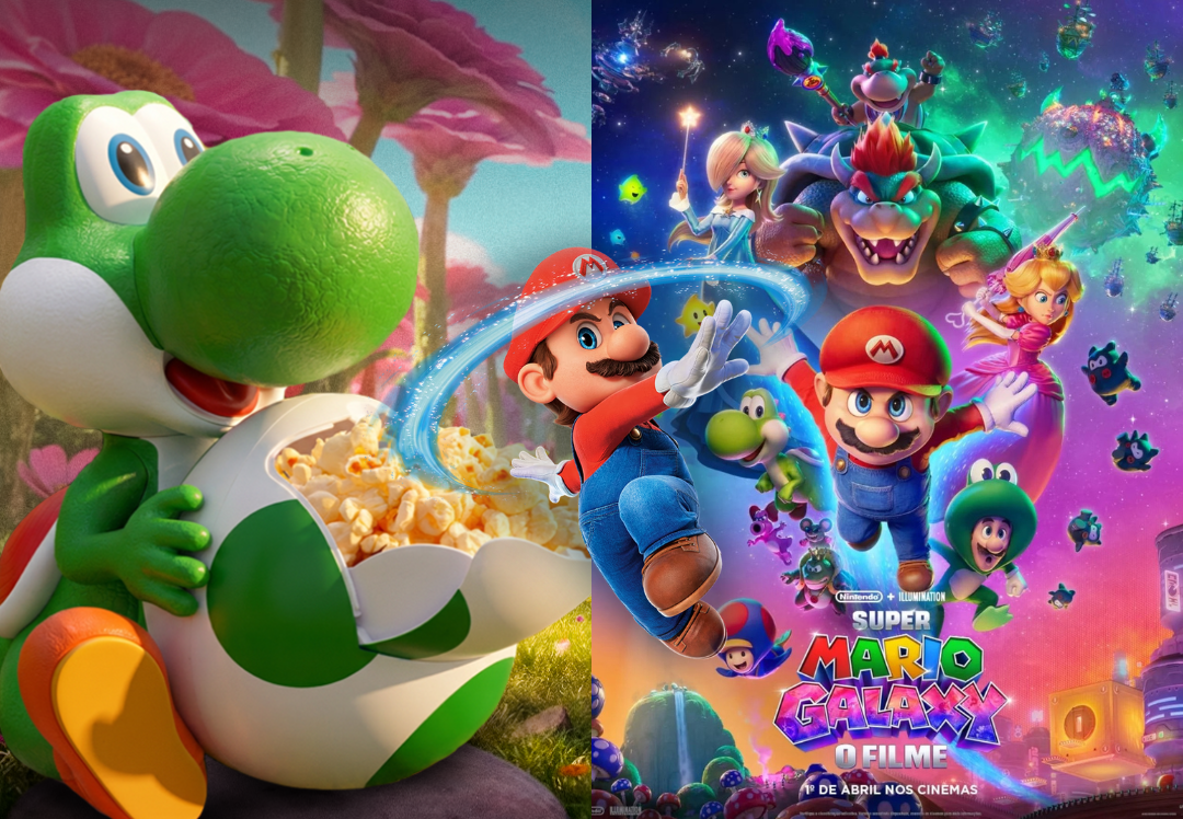Yoshi dominou! Cinépolis abre venda de balde de Super Mario Galaxy