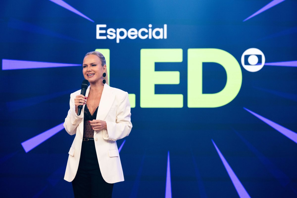 Eliana comanda o Especial LED Globo, hoje, 1º de abril, logo após o BBB26