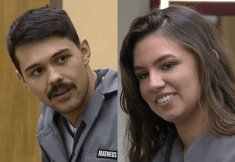 Bianca e Matheus protagonizam clima de romance na 'Casa do Patrão'