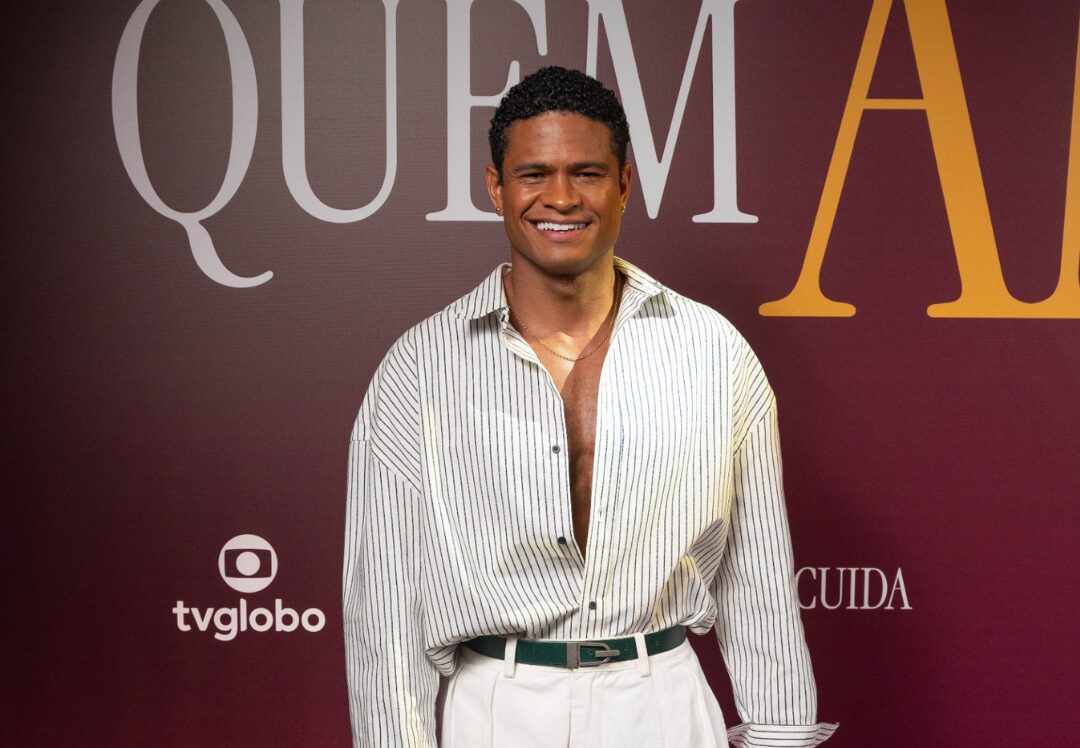 Gui Ferraz surge em festa de lançamento de Quem Ama Cuida