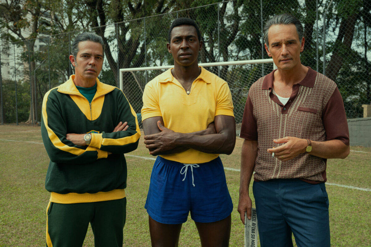 Zagallo, Pelé e Saldanha em Brasil 70 – A Saga do Tri.
