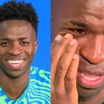 Craque da Seleção Brasileira, Vini Jr. chora no Domingão com recado da avó