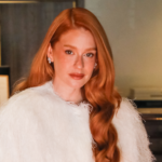 Marina Ruy Barbosa aposta em look all white em coletiva do filme “Antártida”