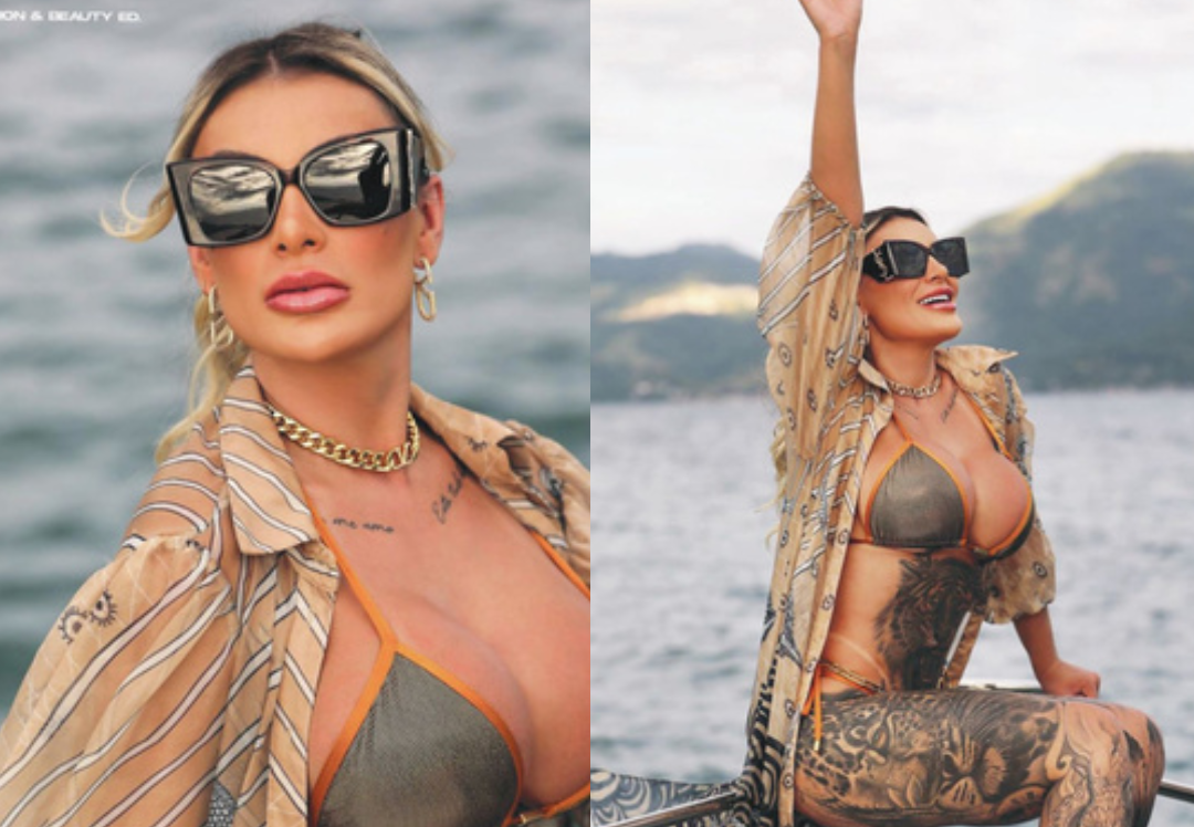 Andressa Urach recua de novo aumento após cogitar 2 litros de silicone.