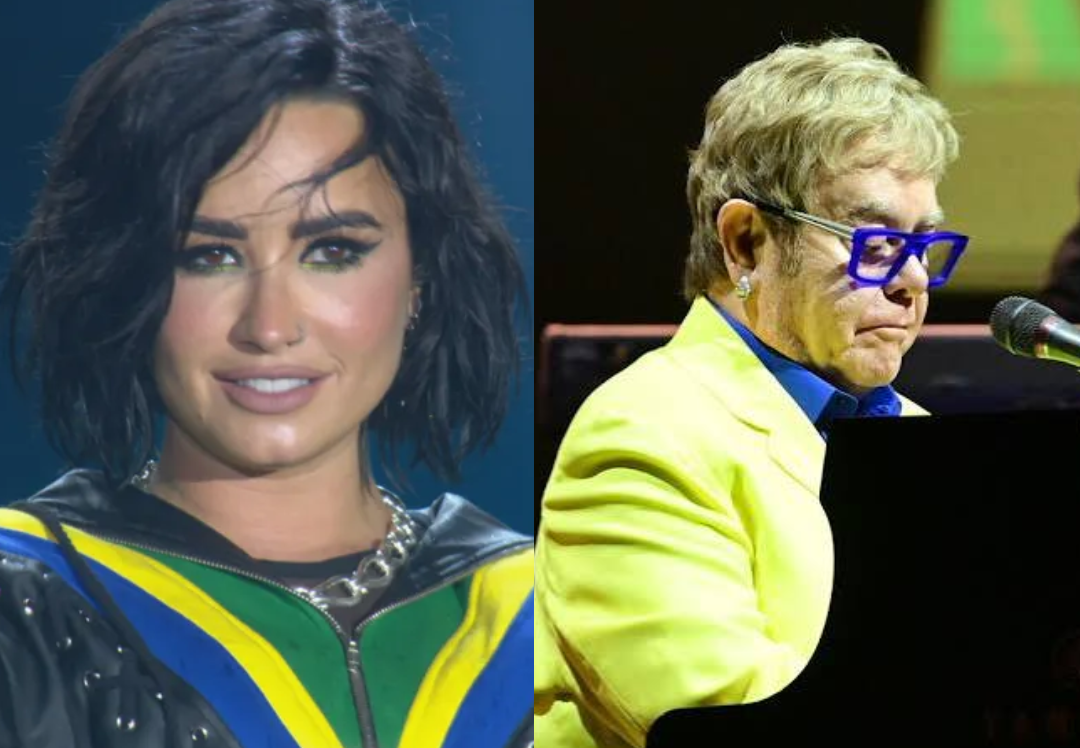 Elton John e Demi Lovato fazem fãs pegar estrada para o Rock in Rio