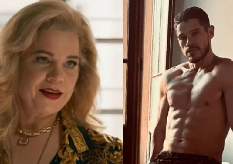 Pilar (Isabel Teixeira) surpreende Iuri (José Loreto) com pedido íntimo