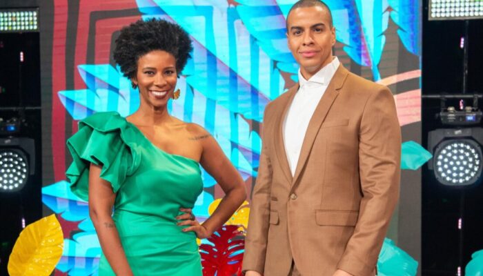 Rita Batista e Thiago Oliveira comandam a transmissão do 'Prêmio Sim à Igualdade Racial'
